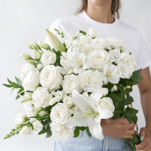 Bouquet du fleuriste - blanc