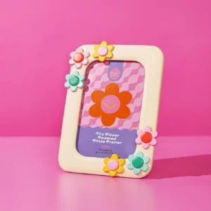 Cadre photo floral